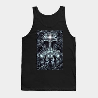 Alien UFO Science fiction fantasy art Tank Top